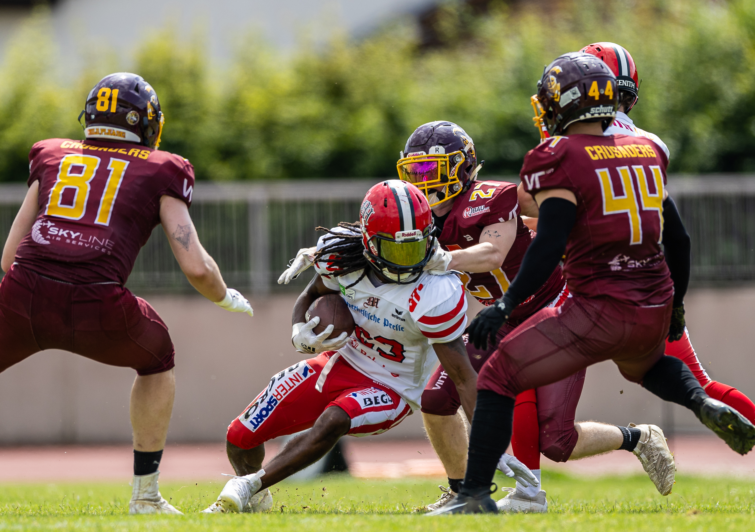 Aufstieg im Visier: Marburg Mercenaries gewinnen mit 56-10